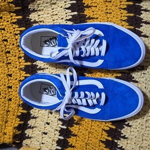 Vans Blue and White Sneakers